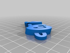 chris Anahtarlık özelleştirilmiş 3d print model - Mito3D