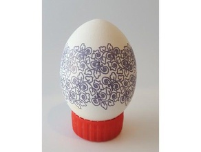 vine pantograf yükseldi 2d sanat yumurta-bot eggbot flora bırakır güller 3d print model - Mito3D
