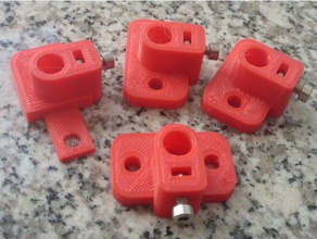 hypercube y shaft clamp remixed 3d printer parts tech2c 3d print model - Mito3D