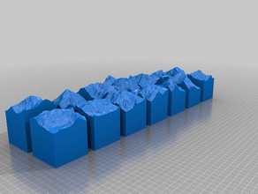 sekiz tırmanan kişi modelleri sekiz-thousander dağ everest Dağı 3d print model - Mito3D