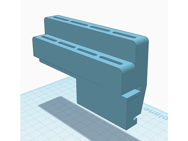 nintendo interruttore supporto della cartuccia dock stand - 8 slot video giochi la carrello 3D print model - Mito3D