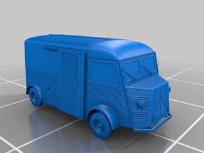 citroen hy type h Fahrzeuge bus Auto transporter Typ 3d print model - Mito3D