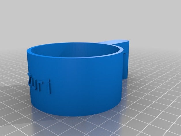 meine angepasste Tiernahrung scoop zuri Haustiere kundengebundene 3D print model - Mito3D