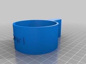 my customized pet food scoop zuri pets 3d print model - Mito3D