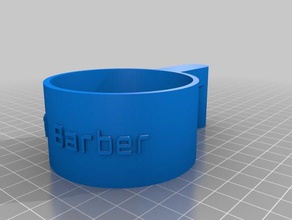 benim evcil hayvan gıda scoop adı Berber özelleştirilmiş 3d print model - Mito3D