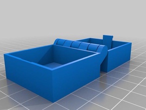 meine angepasste aufklappbaren box latch etwas parametric druckbaren einem Stück 3d-Druck-tests kundengebundene 3d print model - Mito3D