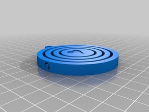 my customized gyroscope keyring household 3d print model - Mito3D