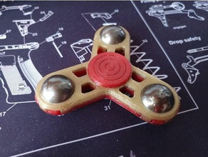 hand-spinner 3d-drucken fidget hand spinner 3d print model - Mito3D