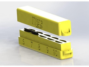 micro sd box computer drones fpv keychain microsd 3d print model - Mito3D
