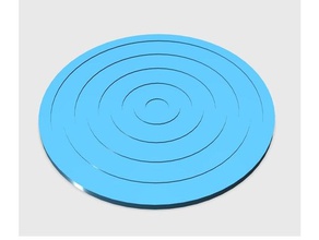 cuppad círculo comida e bebida cappad circular não derrame 3d print model - Mito3D
