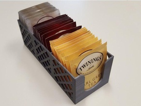 Teebeutel-caddy Küche und Esszimmer caddy Halter Tee ein Teebeutel Tee-Tasche 3d print model - Mito3D