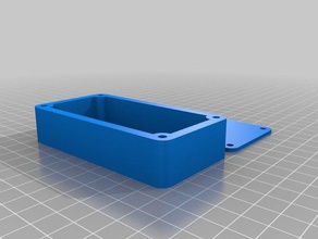 mon personnalisés personnalisation du couvercle de la boîte trous vis le bricolage personnalisé 3d print model - Mito3D