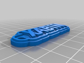 llavero xabin keychains customized 3d print model - Mito3D