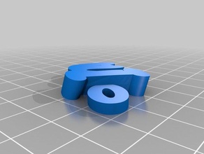 ina keyring keyfob Schlüsselanhänger kundengebundene 3d print model - Mito3D