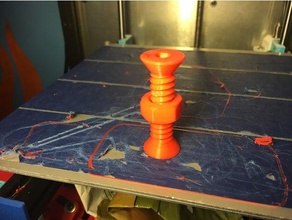 imposible perno tuerca de rompecabezas la ilusión maquinista del truco puzzles mecánica puzzle el tornillo subproceso rosca juguete 3d print model - Mito3D