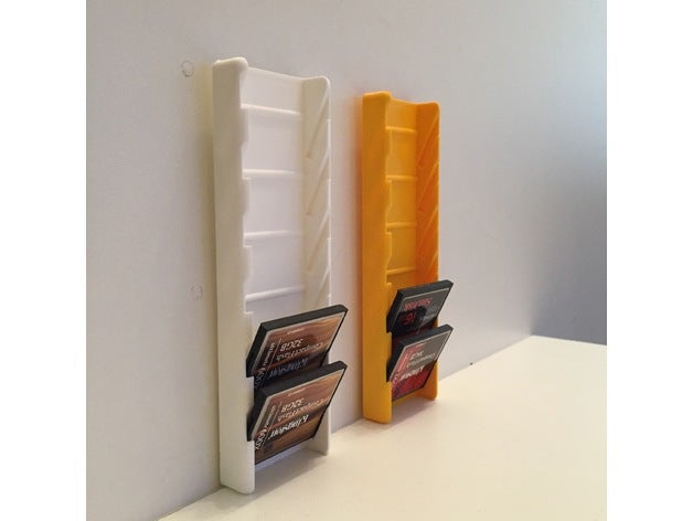 cf titulaire de la carte compact flash porte-outils & boîtes comapact le organisateur stockage 3D print model - Mito3D