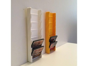 cf titulaire de la carte compact flash porte-outils & boîtes comapact le organisateur stockage 3d print model - Mito3D