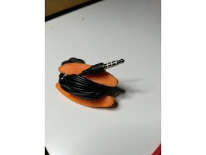 earbud holder audio 3d print model - Mito3D