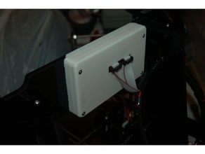anet a6 lcd cubierta de la placa base Impresora 3d las piezas actualización 3d print model - Mito3D