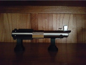 lightsaber semplice stand sia graflex standard 40mm sciabole spada laser rotj sabbia di star wars 3d print model - Mito3D