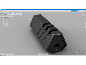 silenziatore v3 compresi f3d file sport & fitness all'aperto 3d print model - Mito3D