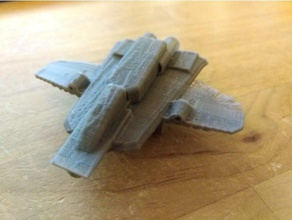 starfighter Spielsets fighter 3d print model - Mito3D