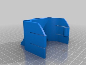 toyota gaia curtain mount parts 3d print model - Mito3D