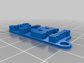 ıbm logosu güçlendirilmiş Anahtarlık 3d print model - Mito3D