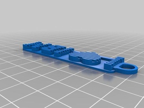 &lt 3 ibm Schlüsselanhänger 3d print model - Mito3D