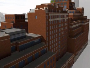 greenwich lane binalar ve yapılar inşaat 3d print model - Mito3D