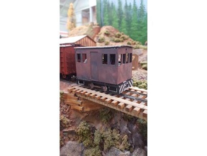 bachmann gas side rod boxcab shell vehicles locomotive model train on30 3d print model - Mito3D