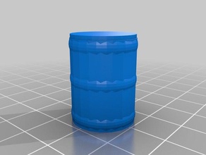 ilha barril A impressão 3d 3d print model - Mito3D