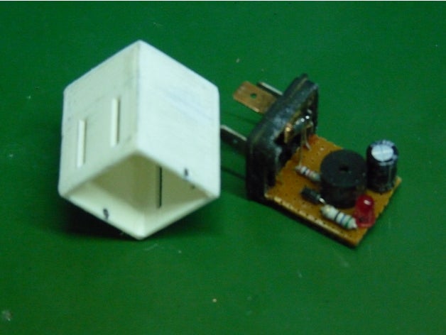 alarm lights on automotive design cars electric electronics 3D print model - Mito3D