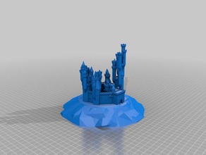 castillo fresco las estructuras de edificios personalizado 3d print model - Mito3D