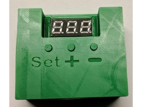 geek desiderio alloggiamento del termostato il fai da te temp di temperatura 3d print model - Mito3D