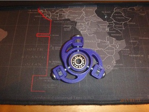 bolt halo fidget spinner - wingnut2k 4 Spielzeug & Spiele hand zappeln 3d print model - Mito3D