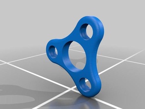 mini giratório fidget mão minispinner spinner 3d print model - Mito3D