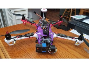 raptor 500 quad r c veículos quadcopter tamanho do drone diy drones 3d print model - Mito3D