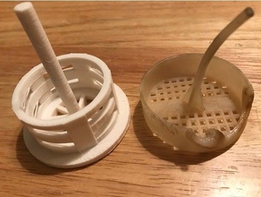 ultrasónico limpiador de la joyería cesta las piezas repuesto 3d print model - Mito3D