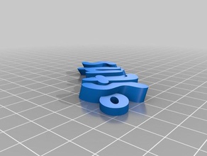 arquibancadas chaveiros personalizado 3d print model - Mito3D