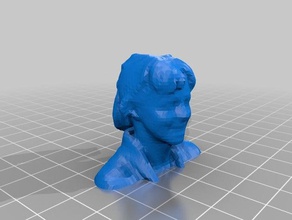sophie buste 3d arpin La impresión en 3d print model - Mito3D