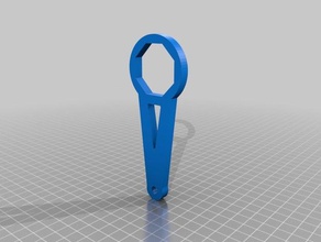 octogonal llave de tubo herramientas mano exooter kick scooter planta la 3d print model - Mito3D