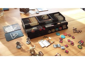 doom boardgame organizer toy & game accessories fantasyflightgames 3d print model - Mito3D