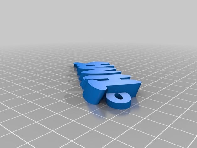 my customized iamburny's text - name thomas organization 3D print model - Mito3D