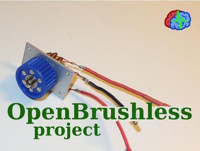 openbrushless proje 3d baskı 3dmodel 3dprintable 3dprinting fırçasız motor mühendislik engineeringproject prototip sgabolab step 3d print model - Mito3D