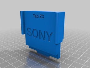 sony tab z3 mobile phone customized 3d print model - Mito3D