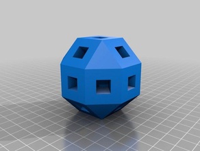 octagon 25x10x15 sculptures customized 3d print model - Mito3D