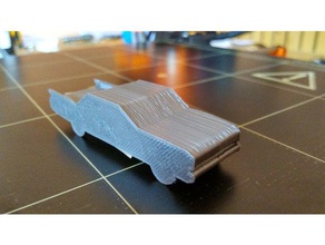 semplice automobile La stampa 3d auto 3d print model - Mito3D