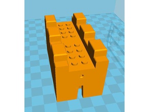 Wand-lego-kreativ-tools, Schloss Spielset Fortschritt Spielzeug & Spiele 3dcastleplayset buildacastle Burg creativetools lego-kompatibel mittelalterliche modular - 3d print model - Mito3D