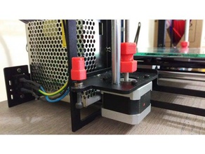 tope para carrera eje z impresora makinesi parçaları fin ekseni ayar düğmesi 3d yazıcı 3d print model - Mito3D